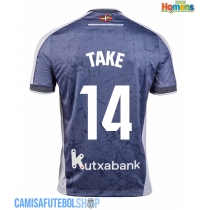 Camisa de time de futebol Real Sociedad Takefusa Kubo #14 Replicas 2º Equipamento 2025-26 Manga Curta
